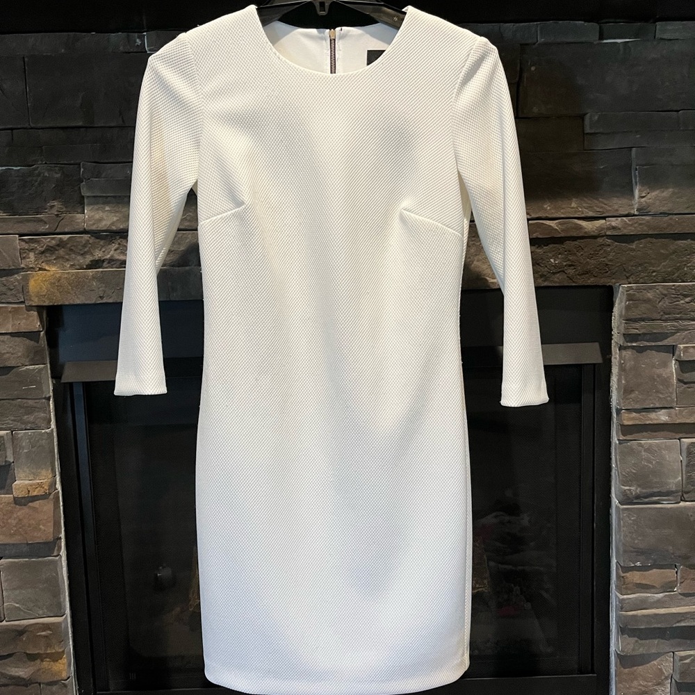 White bridal party dress